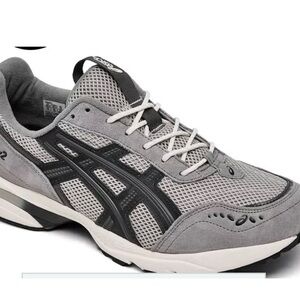 ASICS Men's Athletic Shoes in Gray and Black